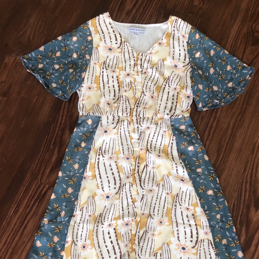 Floral midi dress